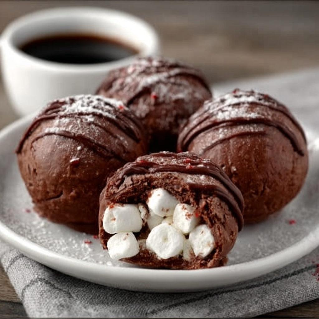 Christmas Keto Hot Chocolate Bombs with Sugar-Free Marshmallows