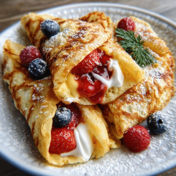 Christmas Snowflake Coconut Flour Crepes with Sugar Free Lemon Curd