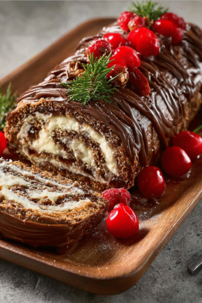 Classic Yule Log (Bûche de Noël)