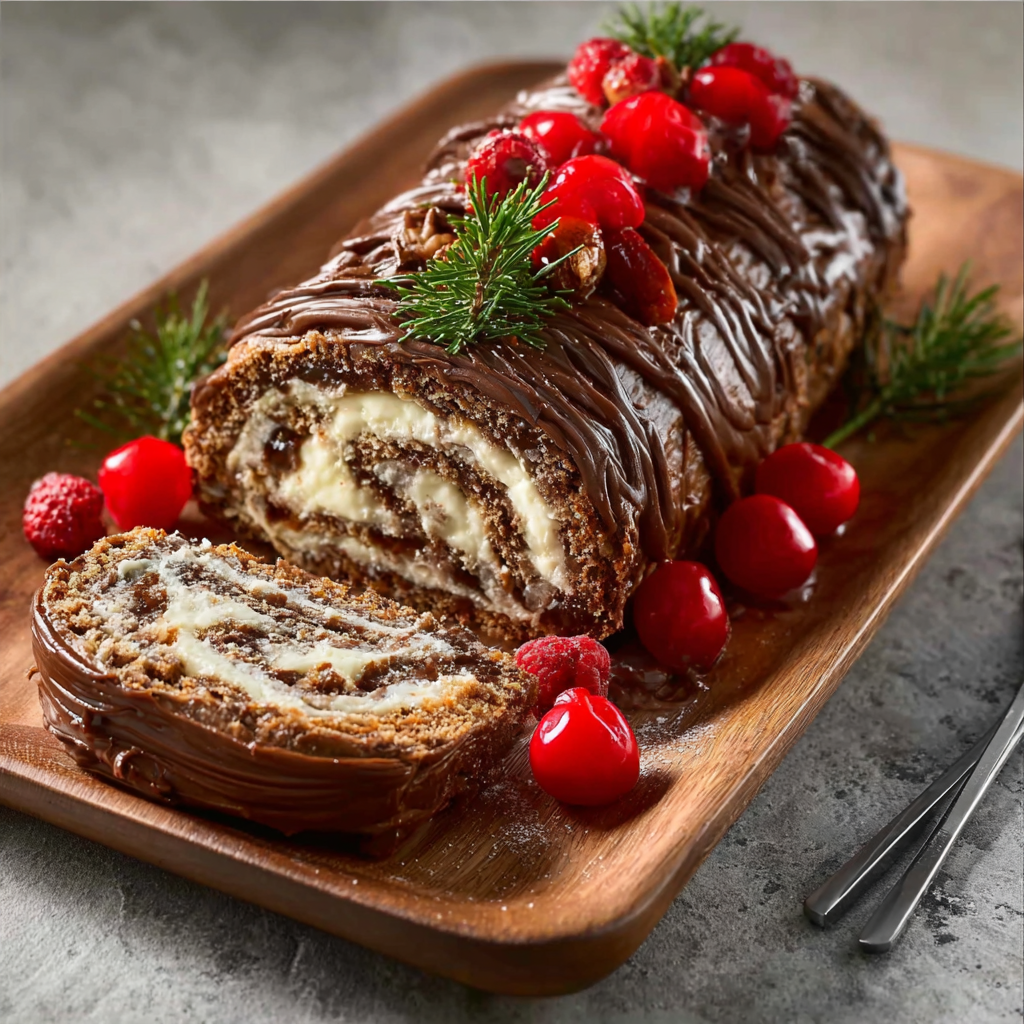 Classic Yule Log (Bûche de Noël)