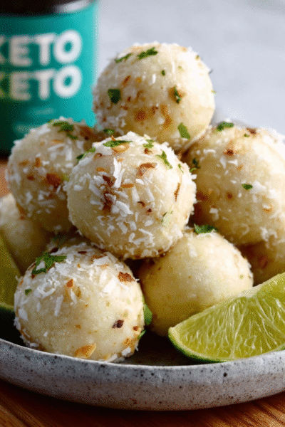 Coconut Lime MCT Oil Fat Bombs – Keto Clean Energy