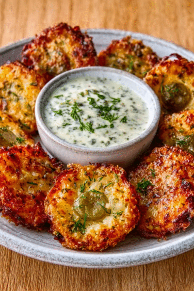 Dill Pickle Ranch Keto Cheese Bites (Under 1g Net Carb)