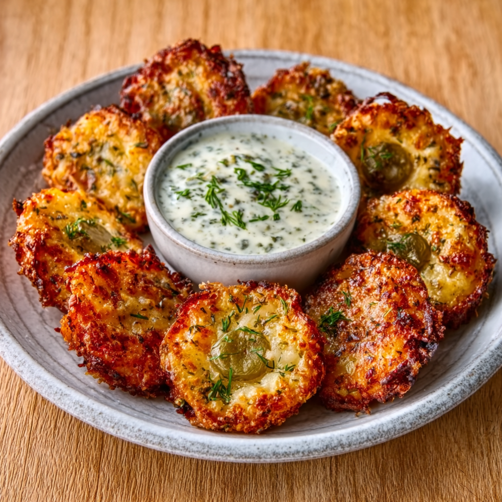 Dill Pickle Ranch Keto Cheese Bites (Under 1g Net Carb)
