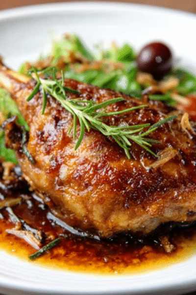 Duck Leg Confit in Rendered Duck Fat