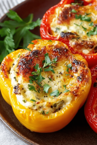Egg-Stuffed Bell Peppers
