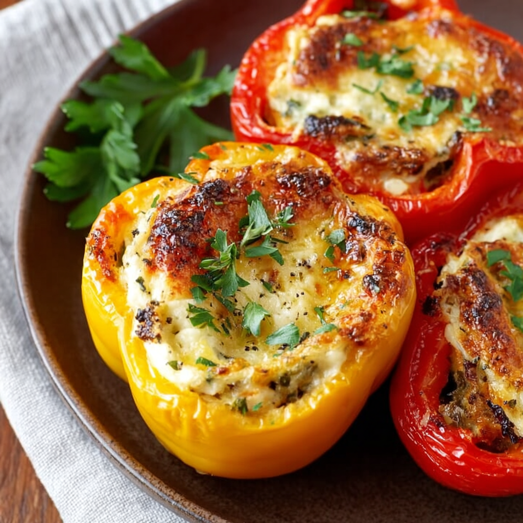 Egg-Stuffed Bell Peppers
