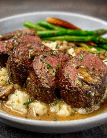 Elk Medallions in Sage Butter Sauce
