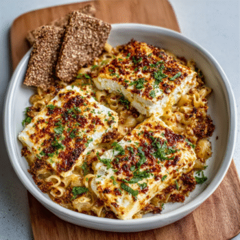 Feta and Honey Baked Pasta