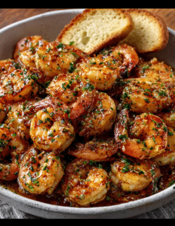 Garlic Butter Shrimp Skillet