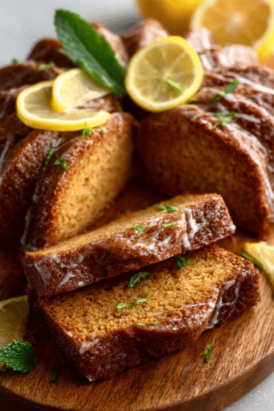 Gingerbread Cake with Lemon Hint