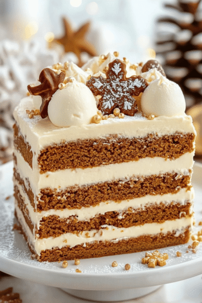 Gingerbread Layer Cake