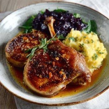 Goose Legs with Crispy Skin & Salted Butter