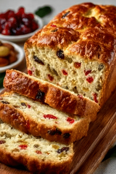 Holiday Sweet Bread with Dried Fruits