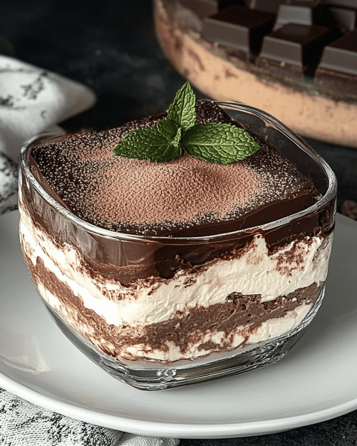 Keto Chocolate Lasagna Dessert
