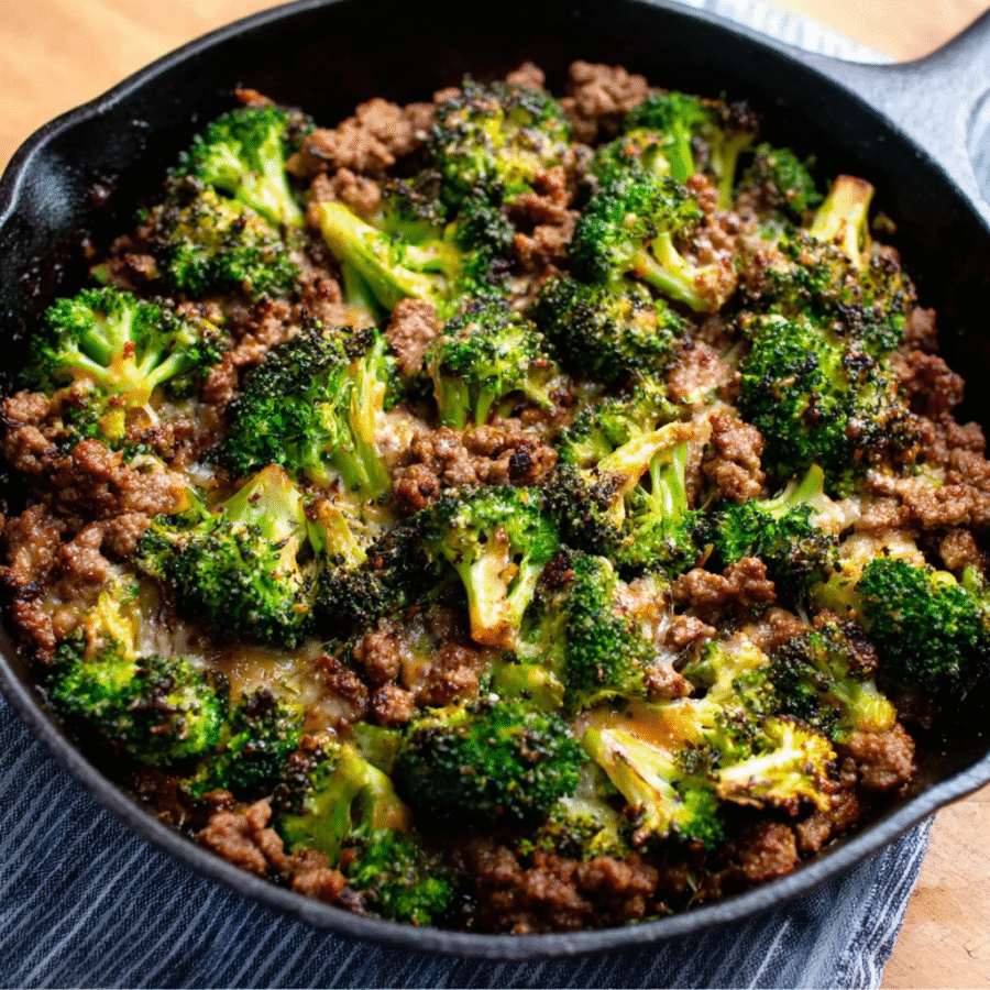 Keto Ground Beef Skillet with Broccoli: A Tasty Delight! 6 Keto Ground Beef Skillet with Broccoli