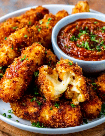 Keto Mozzarella Sticks (Almond-Free Coating)