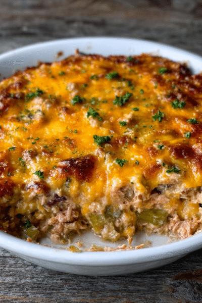 Keto Tuna Melt Casserole