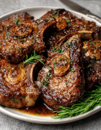 Lamb Shoulder Chops Pan-Fried in Tallow