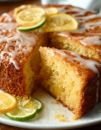 Olive Oil Cake with Citrus Glaze