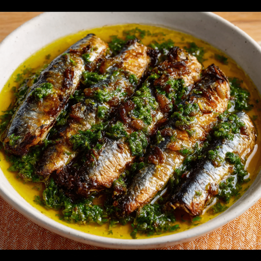 Pan-Fried Sardines with Lemon Butter Drizzle: A Delight! 6 Pan-Fried Sardines with Lemon Butter Drizzle