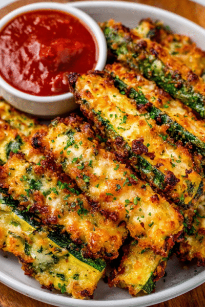 Parmesan Zucchini Fries – Keto Crispy & Low-Carb