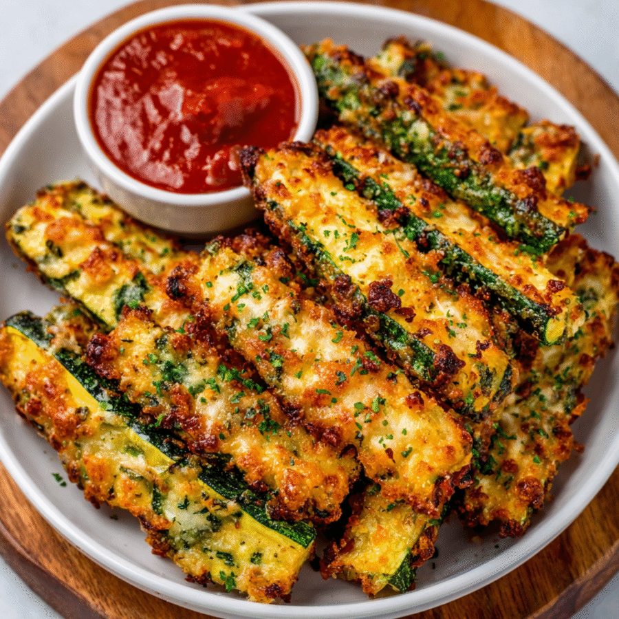 Parmesan Zucchini Fries – Keto Crispy & Low-Carb
