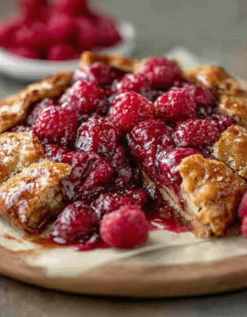 Raspberry Rose Galette