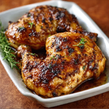 Roasted Bone-In Chicken Legs in Chicken Fat