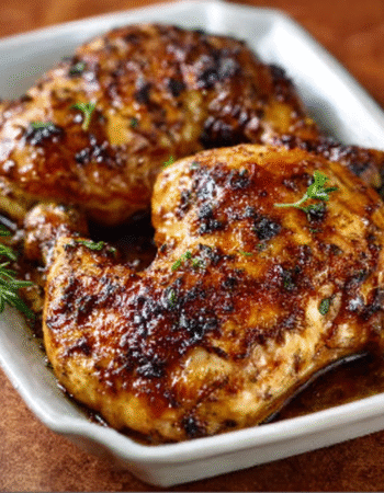 Roasted Bone-In Chicken Legs in Chicken Fat