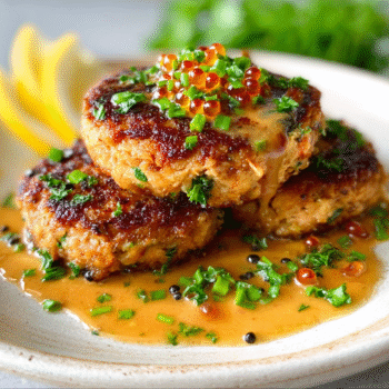 Salmon Roe Patties in Beef Tallow