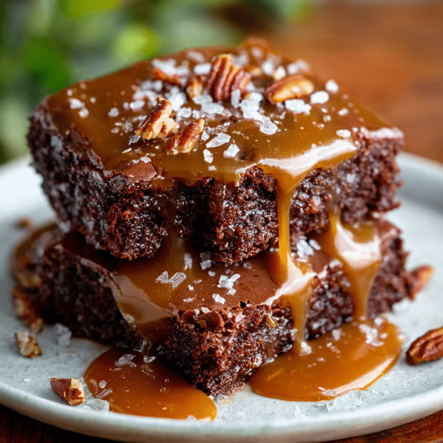Salted Caramel Christmas Brownies: A Festive Delight! 6 Salted Caramel Christmas Brownies