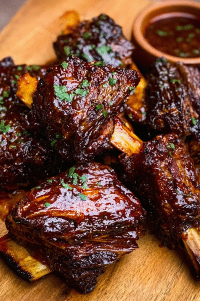 Smoked Buffalo Short Ribs