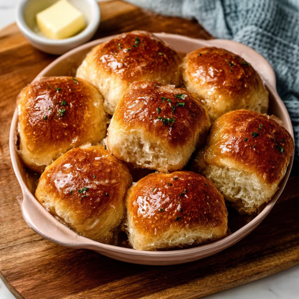 Soft Butter Dinner Rolls
