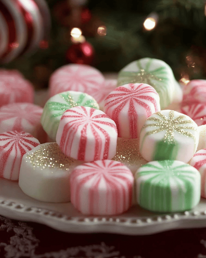 Soft Christmas Peppermints are easy, no-bake delights! 6 Soft Christmas Peppermints