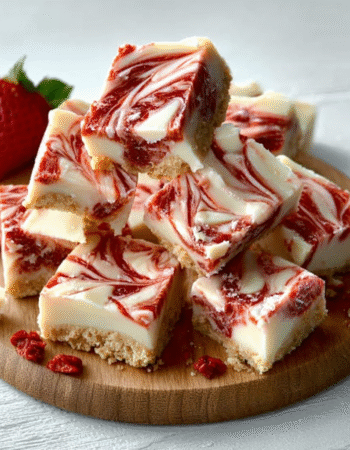 Strawberry White Chocolate Fudge