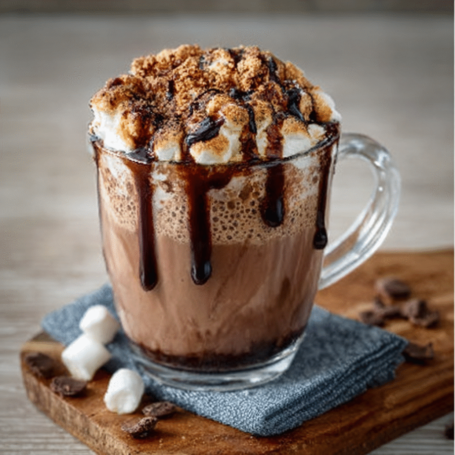 Toasted Marshmallow Mocha Latte