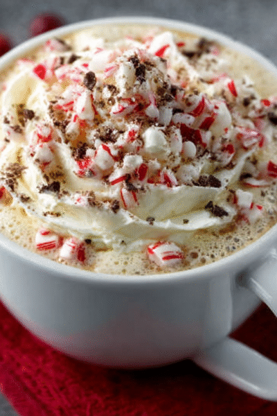 White Chocolate Candy Cane Latte