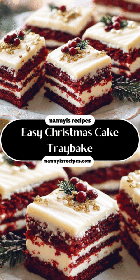 Easy Christmas Cake Traybake: Delight Everyone This Season 7 1 3