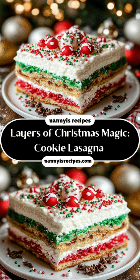 Layers of Christmas Magic: Cookie Lasagna Recipe Revealed! 7 11 3