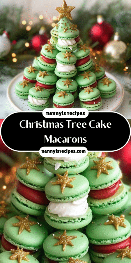 Christmas Tree Cake Macarons: A Festive Recipe Delight! 7 11 6
