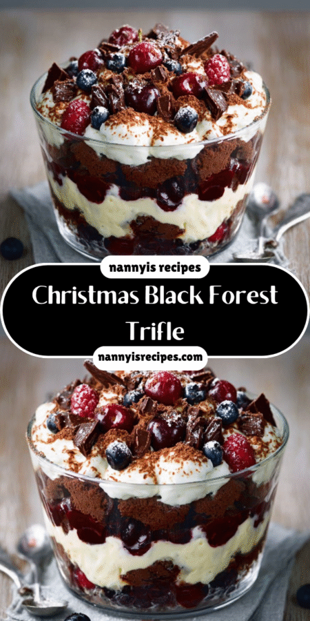 Christmas Black Forest Trifle: Indulge in Layers of Delight! 7 12 1