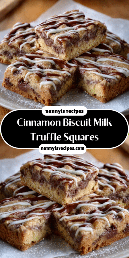 Cinnamon Biscuit Milk Truffle Squares: A Delightful Treat! 7 13