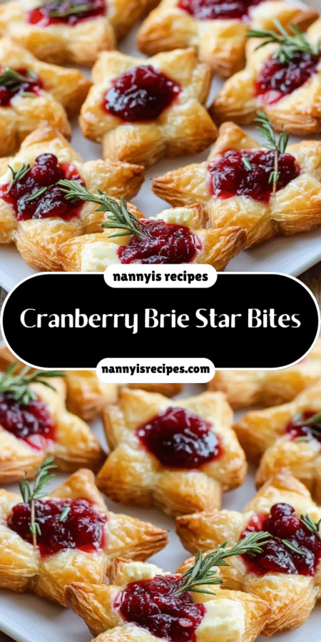 Cranberry Brie Star Bites: A Delightful Festive Treat! 3 15 2