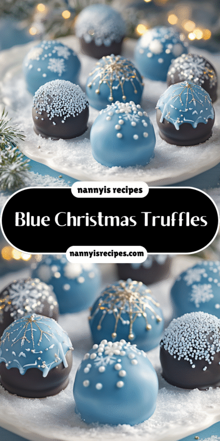 Blue Christmas Truffles: Delight Your Holiday Gatherings! 7 16 3