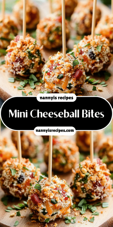 Mini Cheeseball Bites are the perfect party snack! 7 2 10