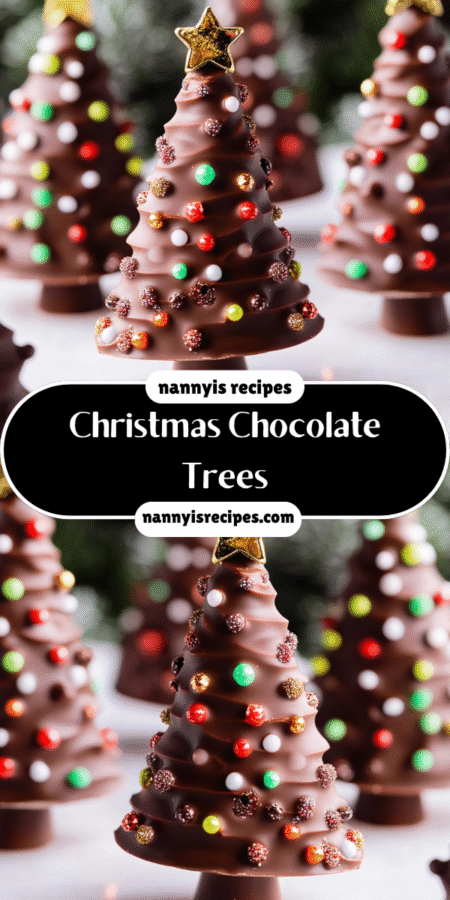 Christmas Chocolate Trees are easy to make and fun! 7 2 3
