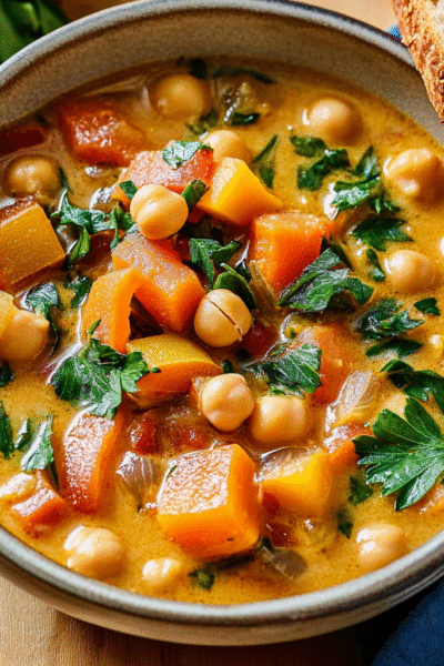 20-Minute Simple Chickpea Soup