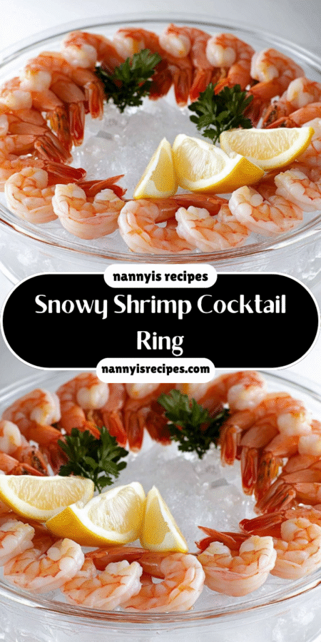Snowy Shrimp Cocktail Ring: A Delightful Party Treat! 7 23 2