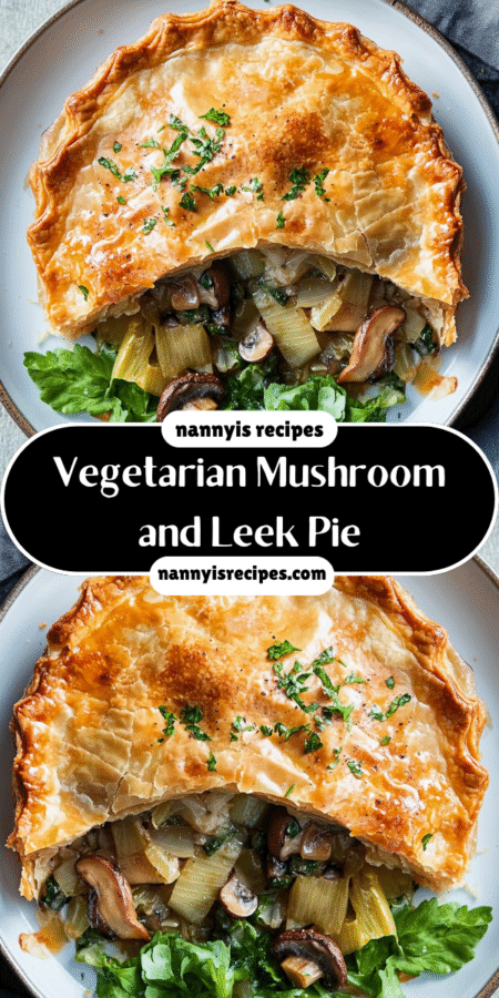 Vegetarian Mushroom and Leek Pie: A Delightful Recipe! 7 25 4