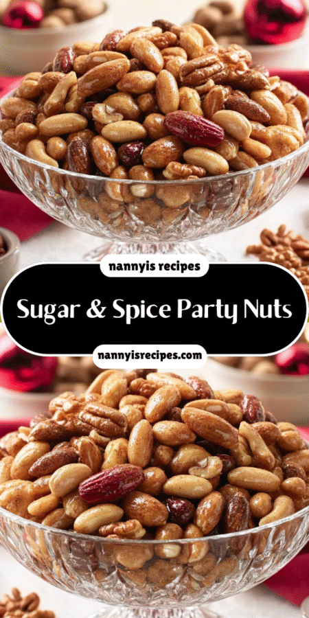 Sugar & Spice Party Nuts: A Tasty Snack Recipe! 7 27 1